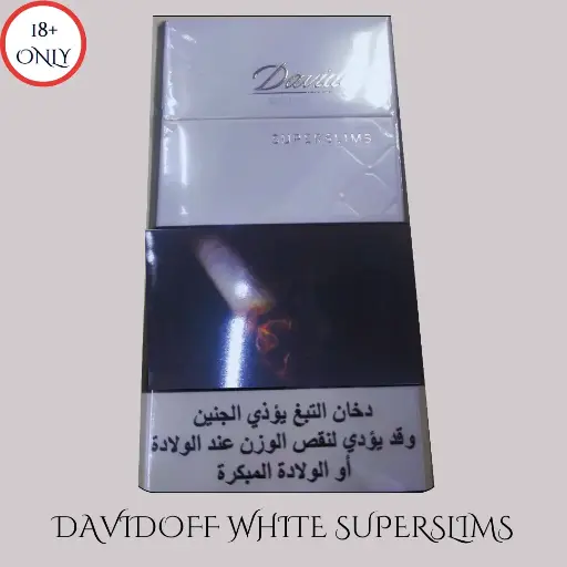 DAVIDOFF WHITE SUPER SLIMS